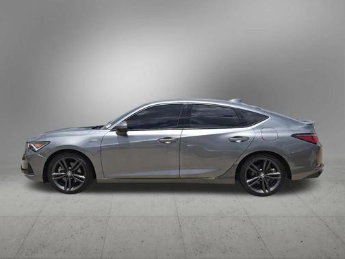 Liquid Carbon Metallic 2024 Acura Integra w/A-Spec Package
