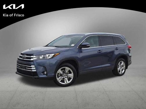 Shoreline Blue Pearl 2019 Toyota Highlander Limited