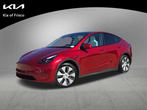 Red 2024 Tesla Model Y