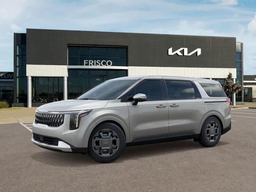 Ivory Silver 2026 Kia Carnival Hybrid EX
