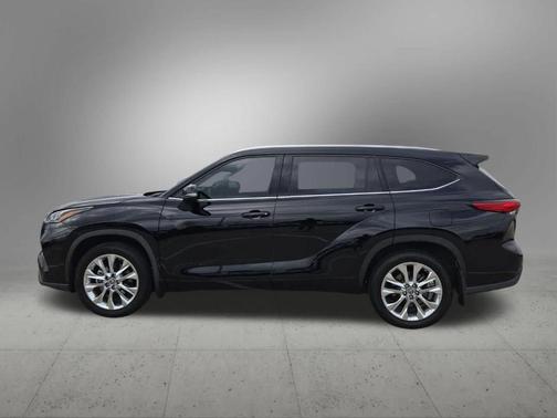 Midnight Black Metallic 2023 Toyota Highlander Hybrid Limited