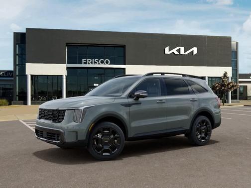 Green 2026 Kia Sorento Hybrid X-LINE SX PRESTIGE