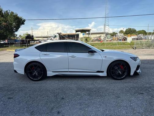White 2022 Acura TLX Type S