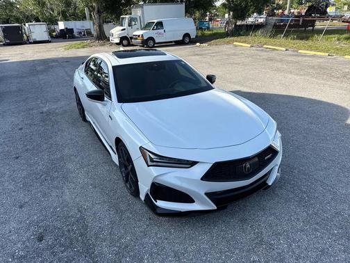 White 2022 Acura TLX Type S