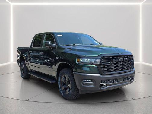 Serrano Green Metallic 2026 RAM 1500 Warlock Crew Cab 4x4 5'7' Box