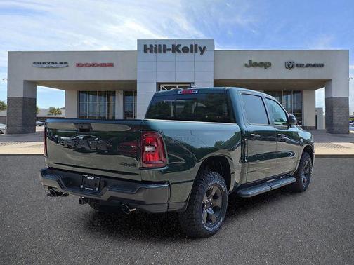 Serrano Green Metallic 2026 RAM 1500 Warlock Crew Cab 4x4 5'7' Box
