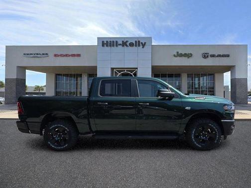 Serrano Green Metallic 2026 RAM 1500 Warlock Crew Cab 4x4 5'7' Box