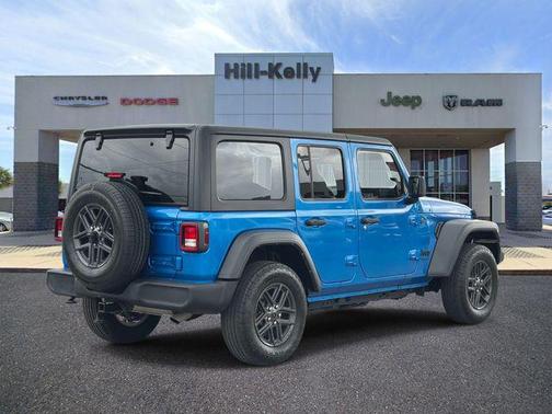 Hydro Blue Pearlcoat 2024 Jeep Wrangler Sport S