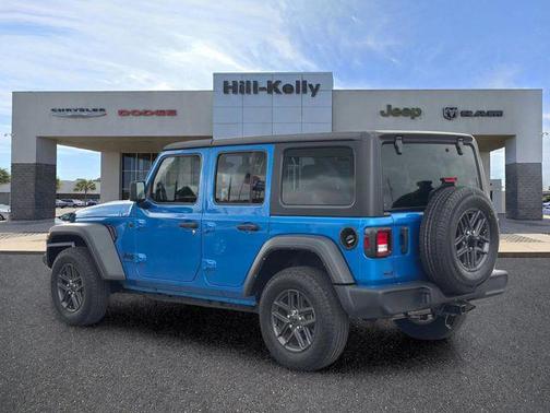 Hydro Blue Pearlcoat 2024 Jeep Wrangler Sport S