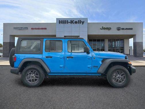 Hydro Blue Pearlcoat 2024 Jeep Wrangler Sport S