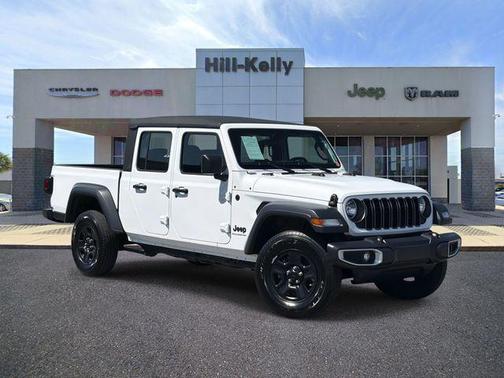 Bright White Clearcoat 2025 Jeep Gladiator Sport