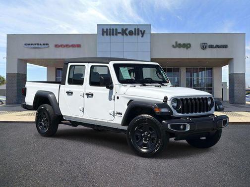 Bright White Clearcoat 2025 Jeep Gladiator Sport