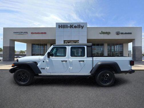 Bright White Clearcoat 2025 Jeep Gladiator Sport
