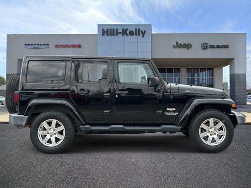 Black 2015 Jeep Wrangler Unlimited Sahara