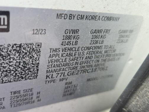 2024 Chevrolet Trax FWD 1RS