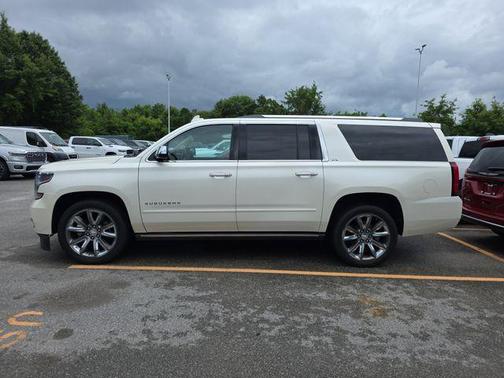 White Diamond Tricoat 2015 Chevrolet Suburban 1500 LTZ