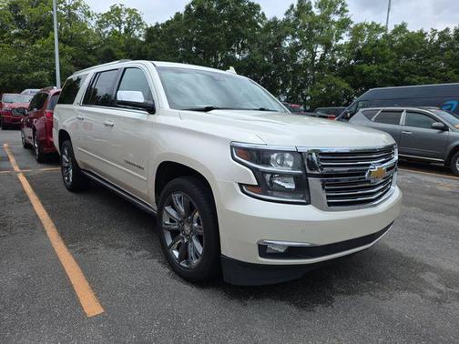 White Diamond Tricoat 2015 Chevrolet Suburban 1500 LTZ