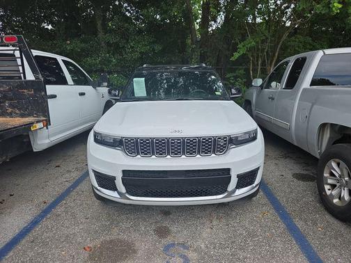 Bright White Clearcoat 2023 Jeep Grand Cherokee L Summit Reserve