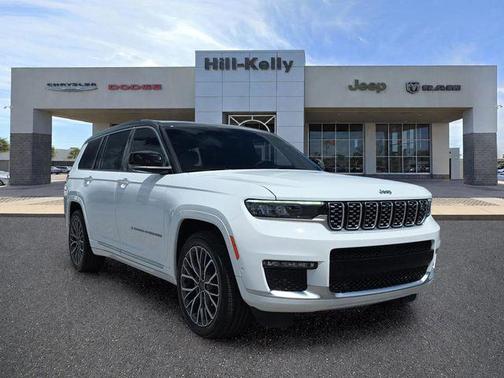 Bright White Clearcoat 2023 Jeep Grand Cherokee L Summit Reserve