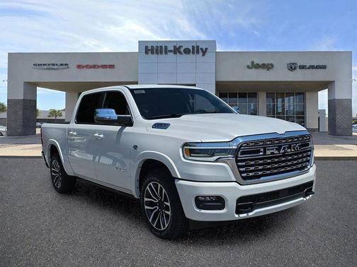Ivory White Tri-Coat Pearlcoat 2026 RAM 1500 Longhorn