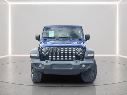 Ocean Blue Metallic Clearcoat 2020 Jeep Wrangler Unlimited Willys 4x4