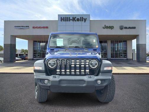 Ocean Blue Metallic Clearcoat 2020 Jeep Wrangler Unlimited Willys 4x4