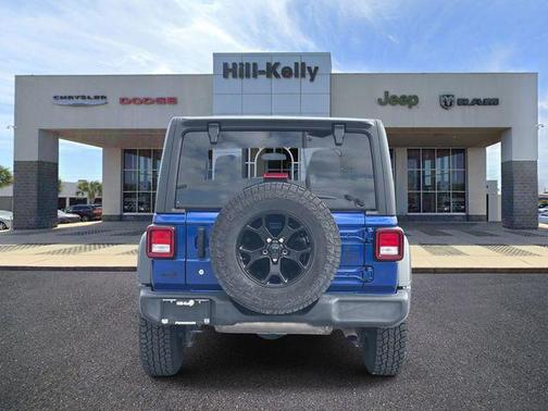 Ocean Blue Metallic Clearcoat 2020 Jeep Wrangler Unlimited Willys 4x4