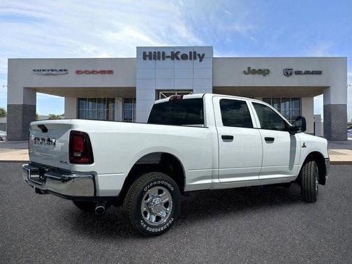 Bright White Clearcoat 2025 RAM 2500 Tradesman Crew Cab 4x4 6'4' Box