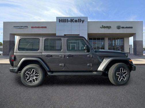 granite crystal metallic clearcoat 2026 Jeep Wrangler 4-Door Sahara 4x4
