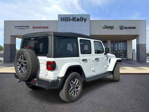bright white clearcoat 2026 Jeep Wrangler 4-Door Sahara 4x4