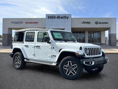 bright white clearcoat 2026 Jeep Wrangler 4-Door Sahara 4x4