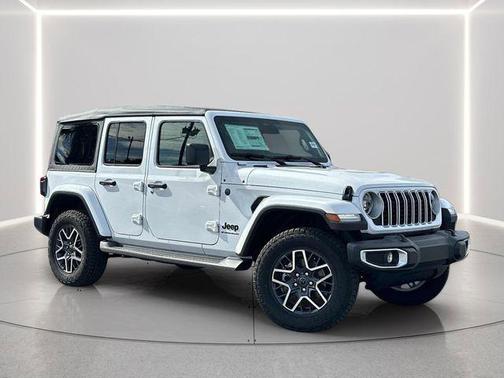 bright white clearcoat 2026 Jeep Wrangler 4-Door Sahara 4x4