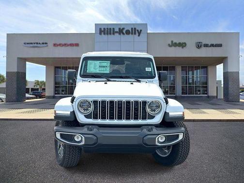 bright white clearcoat 2026 Jeep Wrangler 4-Door Sahara 4x4