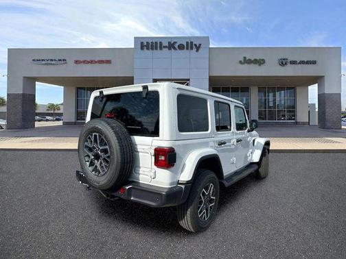 bright white clearcoat 2026 Jeep Wrangler 4-Door Sahara 4x4