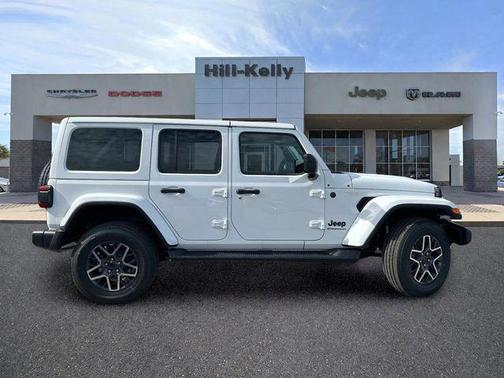 bright white clearcoat 2026 Jeep Wrangler 4-Door Sahara 4x4
