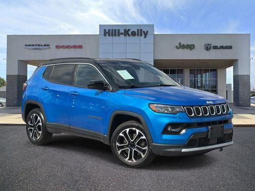 Laser Blue Pearlcoat 2023 Jeep Compass Limited