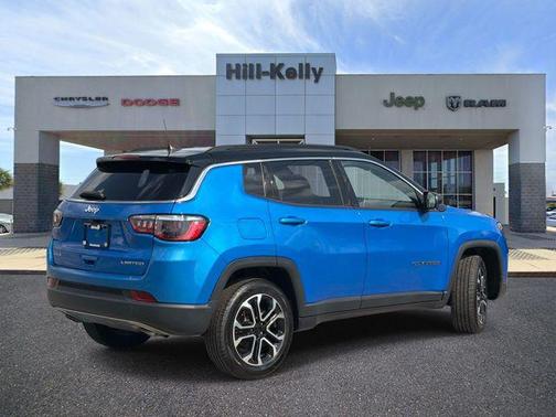 Laser Blue Pearlcoat 2023 Jeep Compass Limited