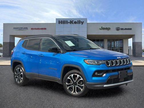 Laser Blue Pearlcoat 2023 Jeep Compass Limited