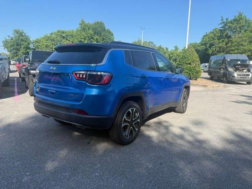 Laser Blue Pearlcoat 2023 Jeep Compass Limited