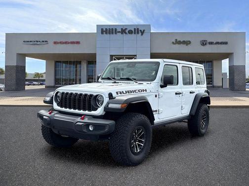 Bright White Clearcoat 2025 Jeep Wrangler Rubicon