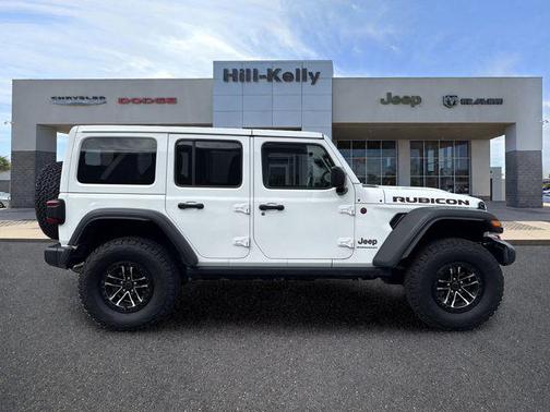 Bright White Clearcoat 2025 Jeep Wrangler Rubicon
