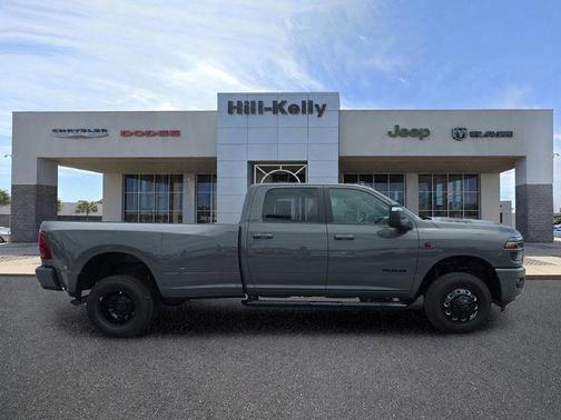 Ceramic Gray Clearcoat 2026 RAM 3500 Laramie Crew Cab 4x4 8' Box