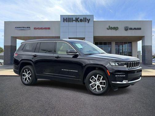 Diamond Black Crystal Pearlcoat 2025 Jeep Grand Cherokee L Limited