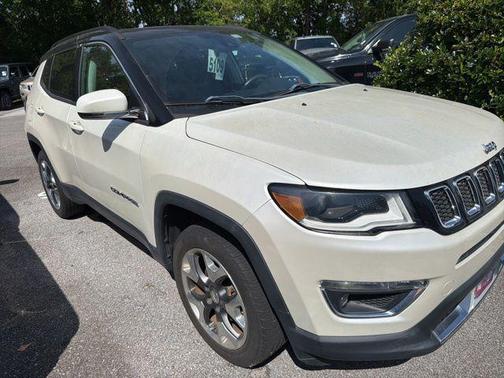 Pearl White Tri-Coat 2017 Jeep New Compass Limited
