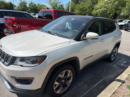 Pearl White Tri-Coat 2017 Jeep New Compass Limited