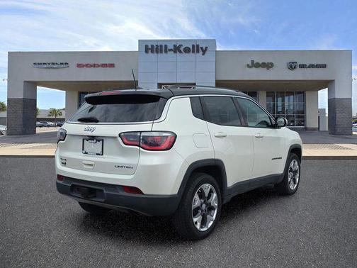 Pearl White Tri-Coat 2017 Jeep New Compass Limited