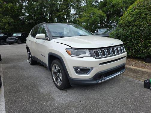 Pearl White Tri-Coat 2017 Jeep New Compass Limited
