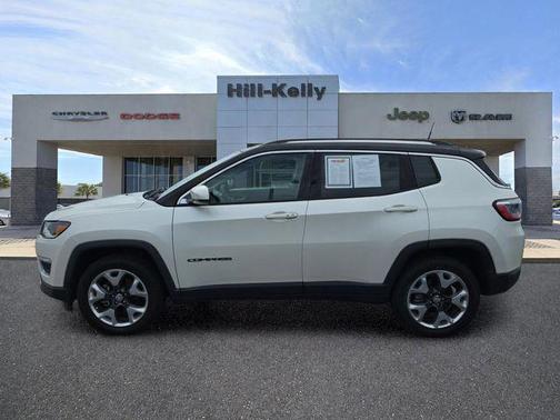 Pearl White Tri-Coat 2017 Jeep New Compass Limited