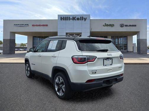 Pearl White Tri-Coat 2017 Jeep Compass Limited