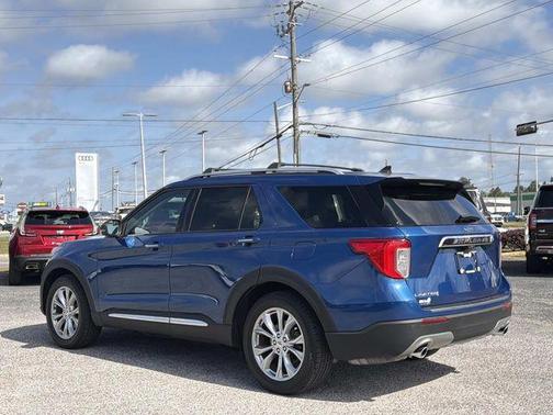 Atlas Blue Metallic 2021 Ford Explorer Limited